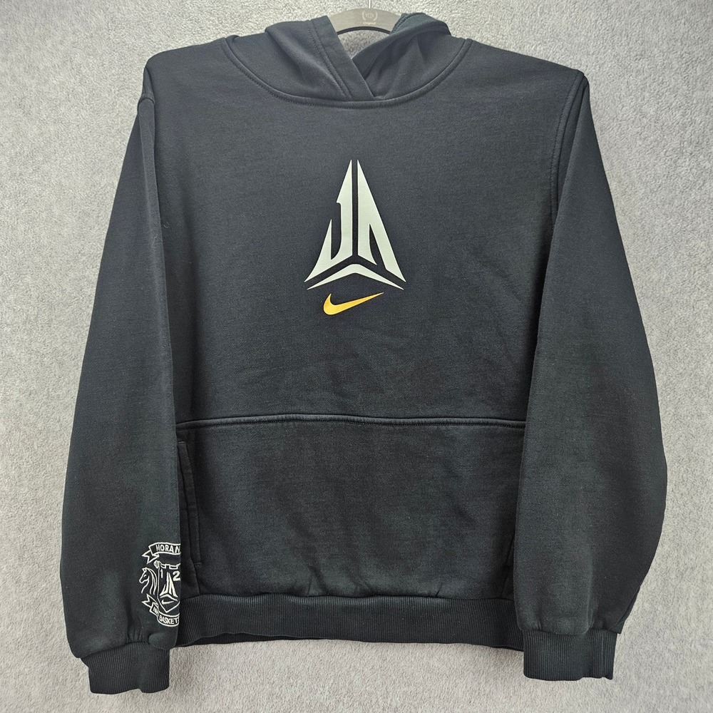 NIKE JA MORANT | Basketball Hoodie Black Youth XL HF4276-010 Pullover Sweatshirt